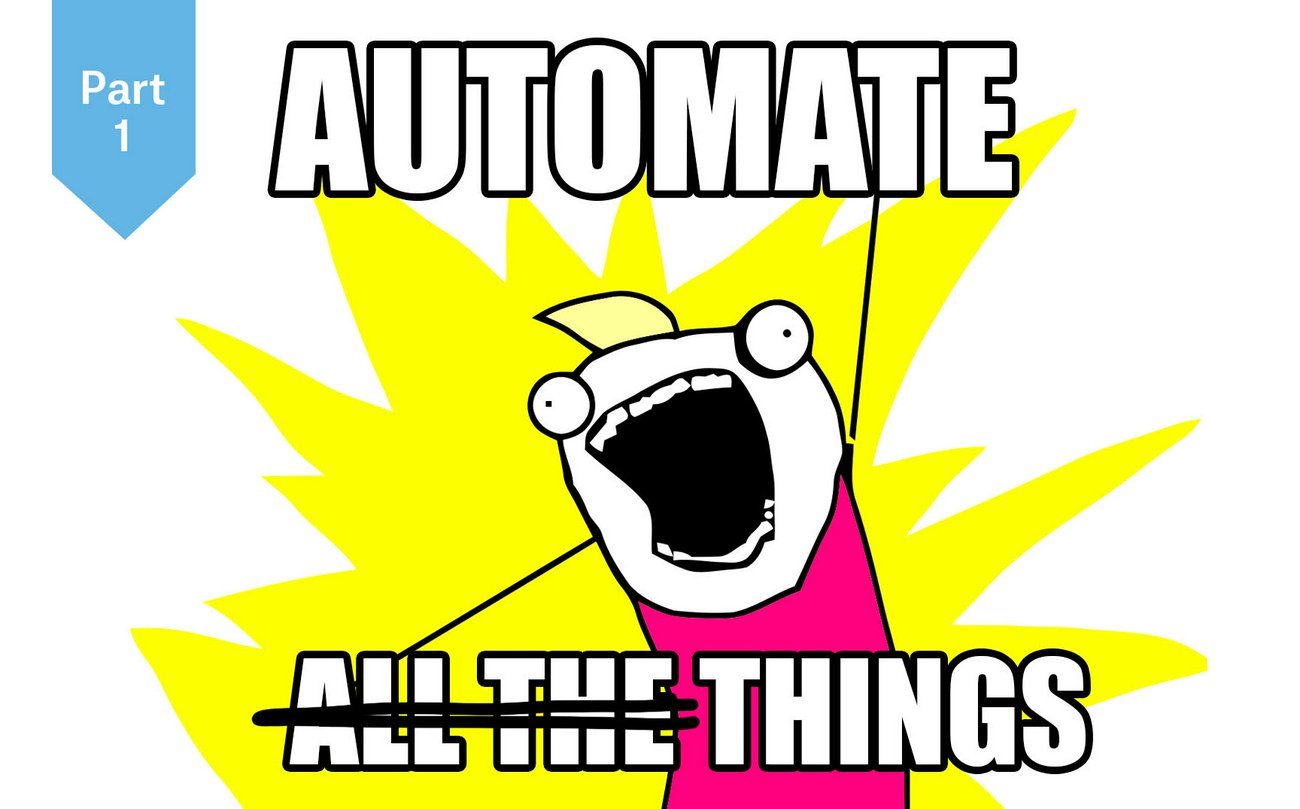 Part 1 Automate Things