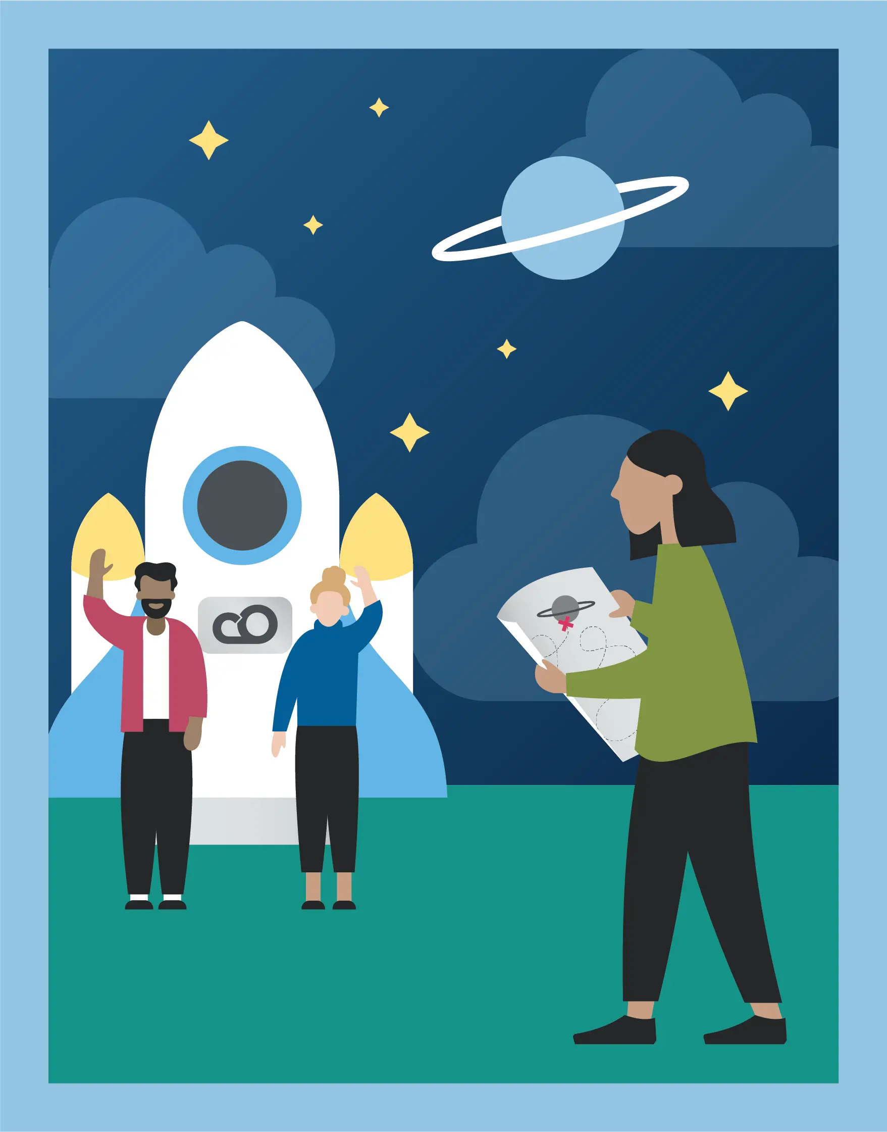 finding friends that have a spaceship